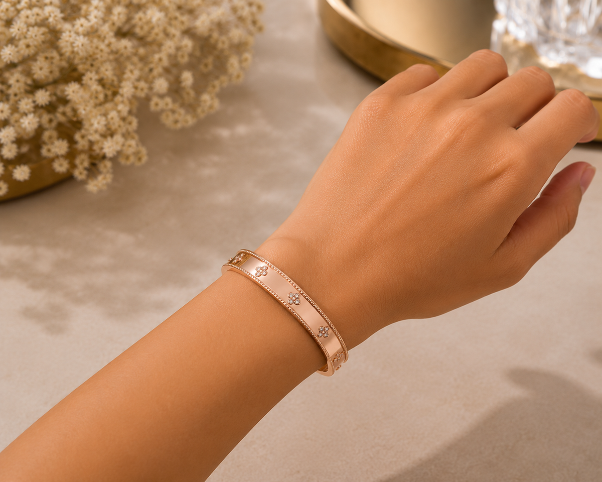 BRAZALETE ACERO BONITO ROSADO