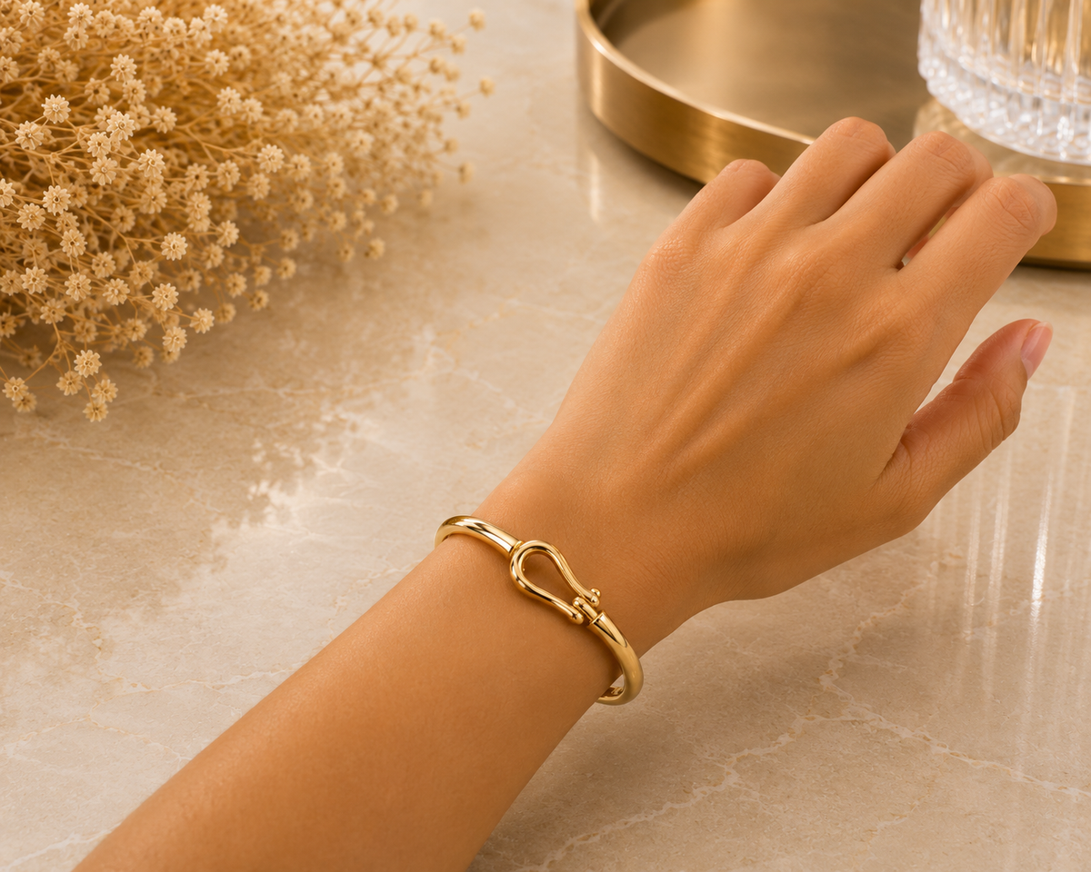 BRAZALETE ACERO HERMOSO