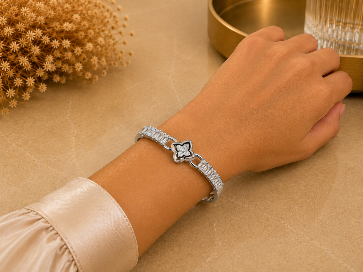 BRAZALETE ACERO NUDO