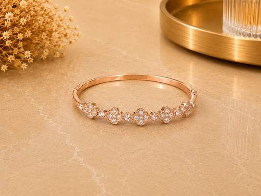 BRAZALETE ROSADO ACERO