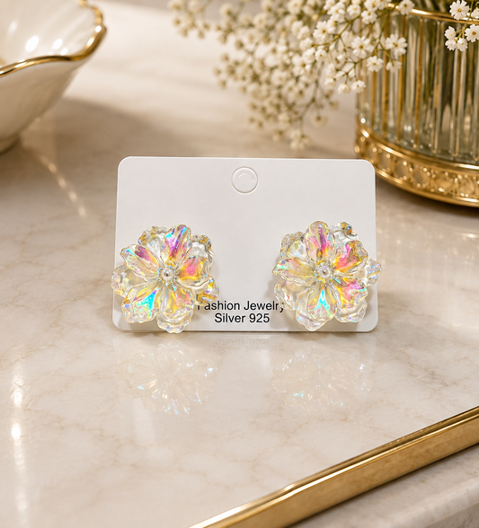 Aretes de fantasía flor