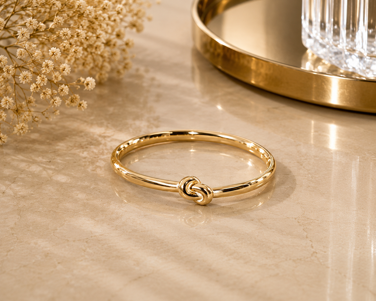 BRAZALETE ACERO NUDO D