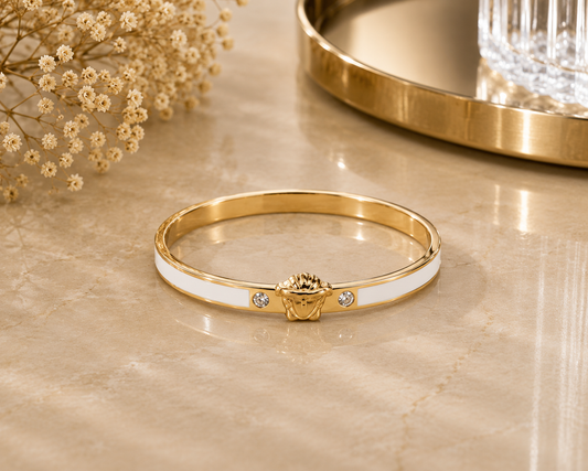 BRAZALETE ACERO BLANCO