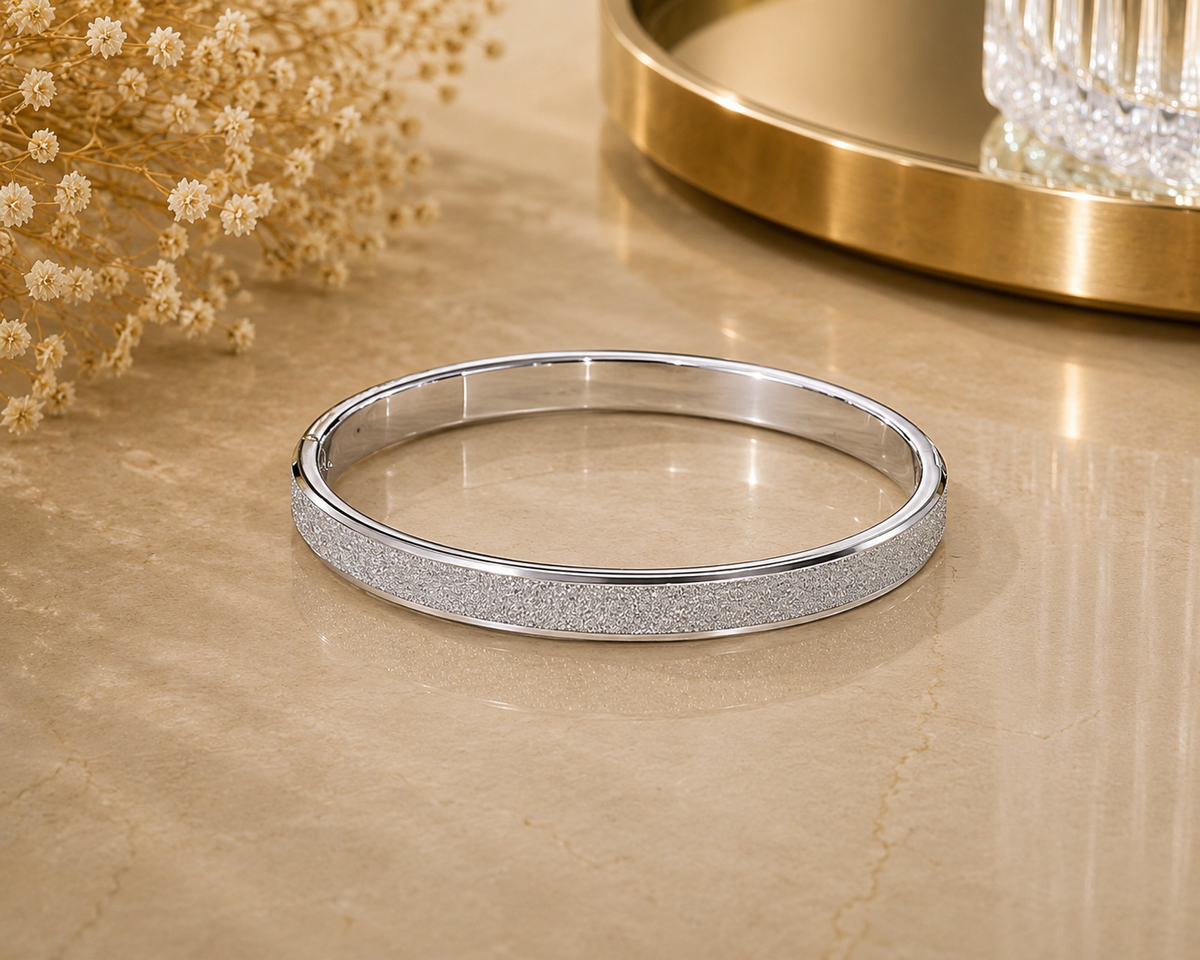 BRAZALETE ACERO BRILLOS
