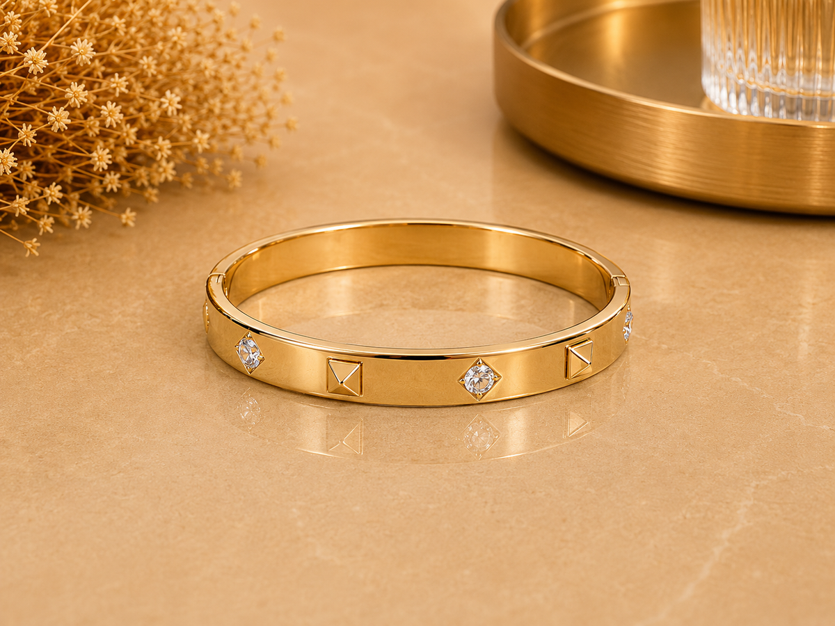 BRAZALETE ACERO DELGADO ELEGANTE